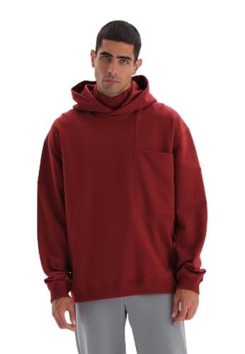 Dagi Erkek Cep Detaylı Kapüşonlu Sweatshirt, Pamuklu, Örme