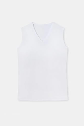 Dagi Erkek D1070 V Yaka Kolsuz T-shirt 2li, Pamuk
