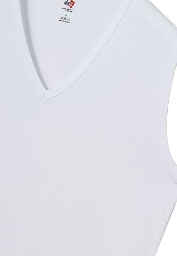 Dagi Erkek D1070 V Yaka Kolsuz T-shirt 2li, Pamuk