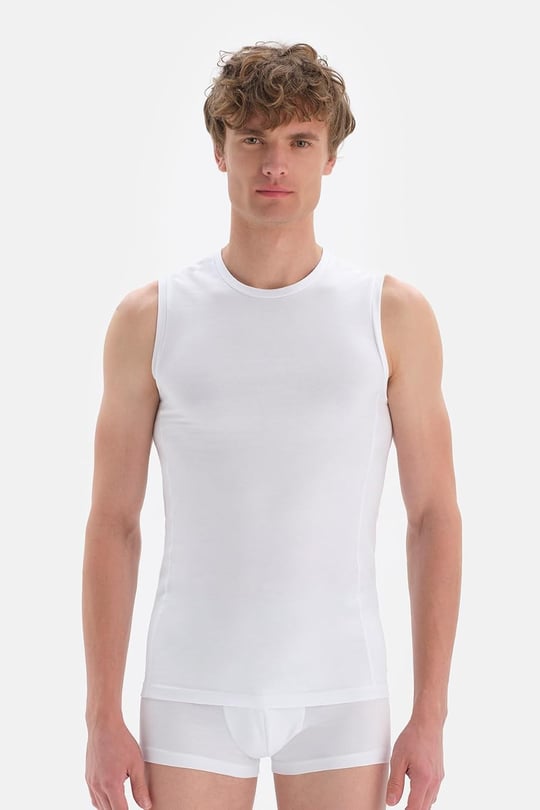 Dagi Erkek D5090 Compact Kolsuz O Yaka T-shirt, Pamuk