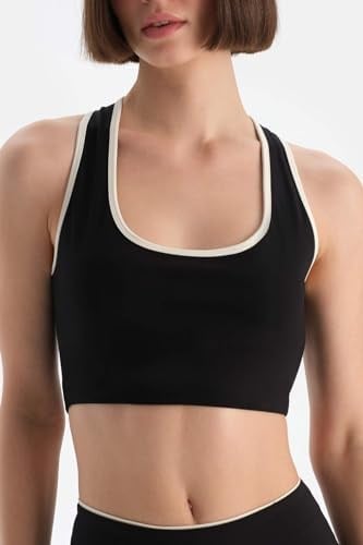 Dagi Kadın Biye Detaylı Sporcu Sütyeni, Örme