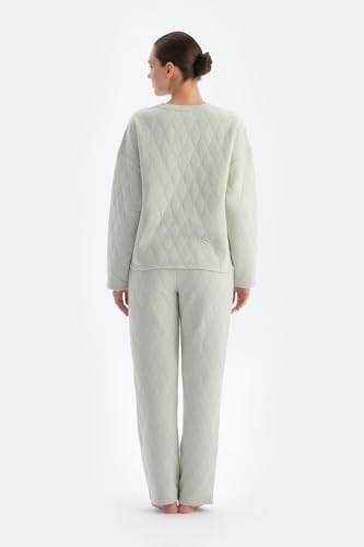 Dagi Kadın Kapitone Pantolon Pijama, Örme
