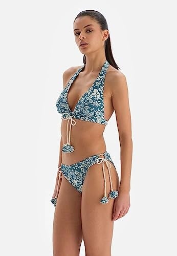 Dagi Kadın Kaplı Bikini Üstü, Örme