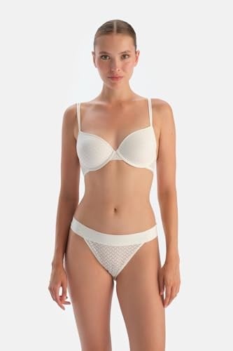 Dagi Kadın Premium Dantelli Ve Lastik Detaylı Brazilian Külot, Örme