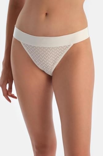 Dagi Kadın Premium Dantelli Ve Lastik Detaylı Brazilian Külot, Örme