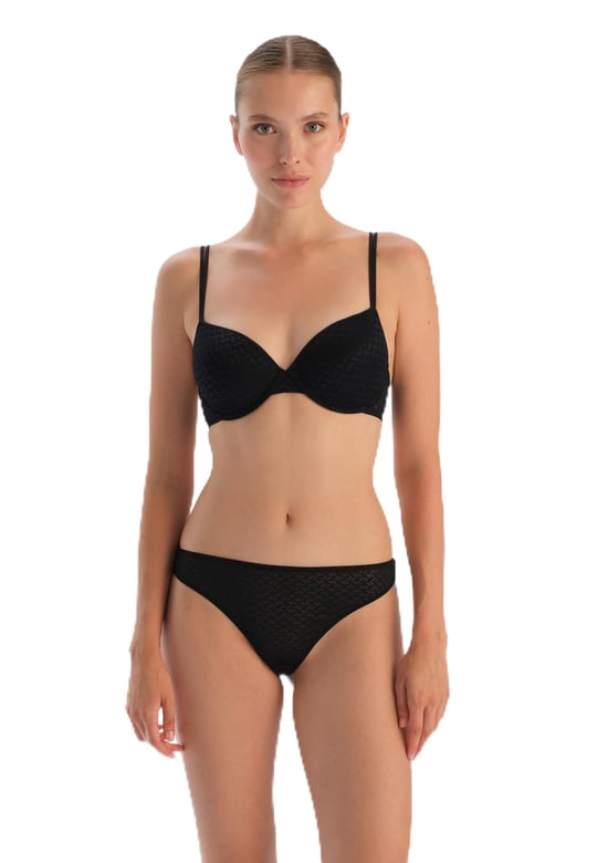 Dagi Kadın Premium Dantelli Ve Lastik Detaylı Thong Külot, Örme