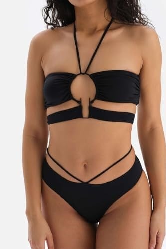 Dagi Kadın Straplez Bikini Üst, Örme