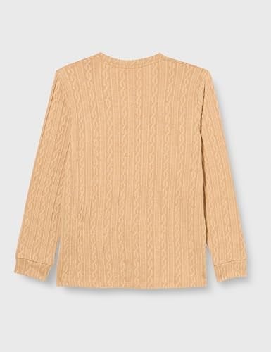 Dagi Kadın V Yaka Uzun Kollu Örgülü Sweatshirt, Örme, Süprem