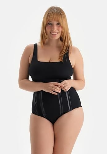 Dagi Kaplı Sabit Askılı Toparlayıcı Mayo, 24SW85031ST
