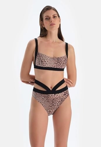 Dagi Leopar Baskılı Slip Bikini Altı, 24SW81006ST