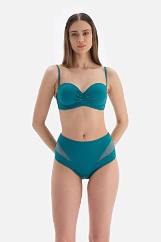 Dagi Straplez Kaplı Bikini Üst Siyah, 23SW82003GB
