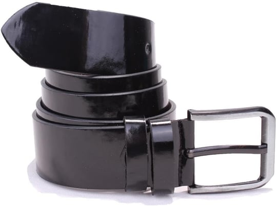 Dagoster DMK26-456 Siyah Rugan 4.5 cm Suni Deri Erkek Kemer