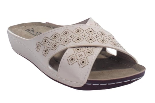 Dagoster DZA37-513 Bej Günlük Ortopedik Kadın Terlik