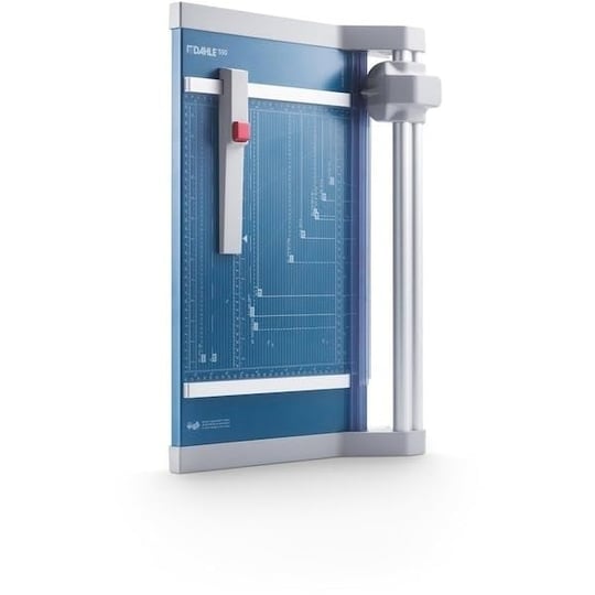 Dahle 550 kağıt kesici (DIN A4e kadar, 20 yaprak kesme performansı, 2 mm kesme yüksekliği) mavi - Seçenekler: Bis A4, Bis A0, Bis A1, Bis A3