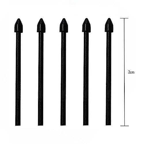 DaiUni S-Pen yedek uçlar Samsung Galaxy Tab S7 FE/Tab S7 / Tab S7+ Plus/Galaxy Tab S8 / Tab S8+ Plus/Tab S8 Ultra için dokunmatik Stylus S Pen Uçlar uç alet seti, 5 adet (siyah)