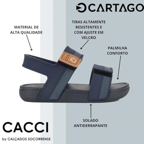 Dakar Çocuk Sandalet Mavi 21/27