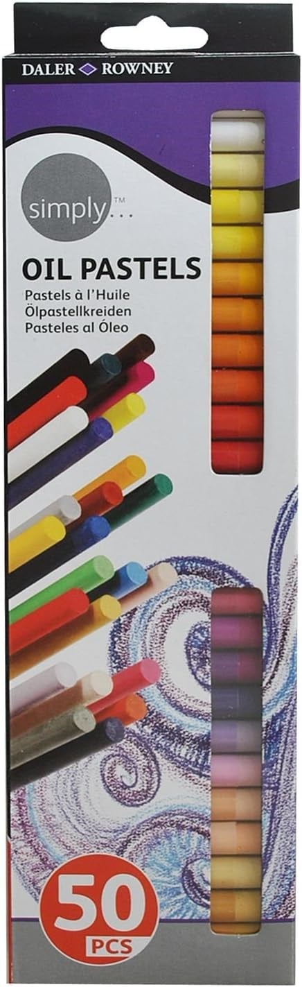 Daler Rowney Simply Yağlı Pastel 50 Renk