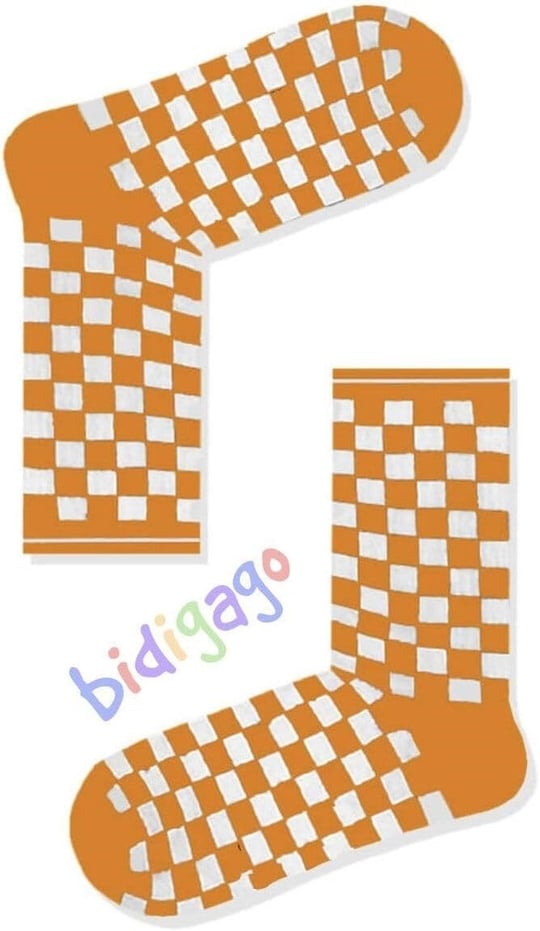 Dama Desenli Tenis Kolej Çorap-1