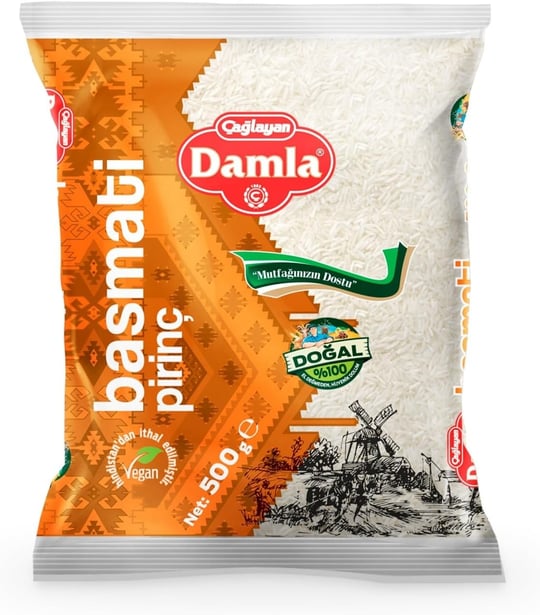 Damla Basmati Sella Pirinç 1 kg