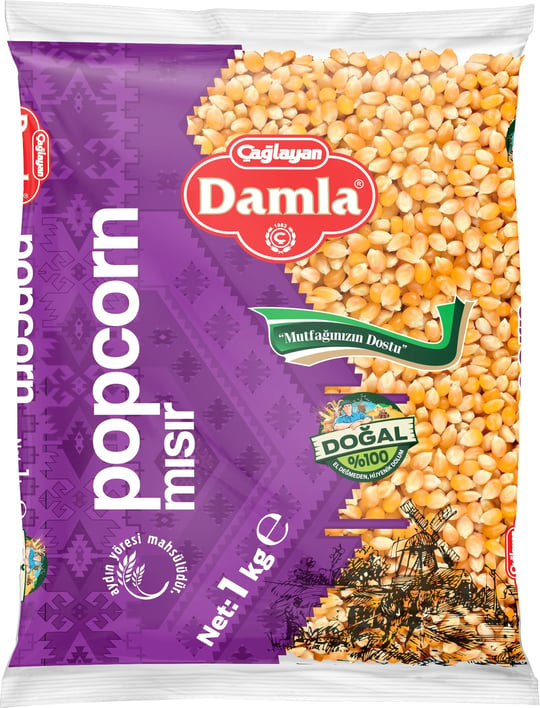 Damla Popcorn Mısır 1 kg