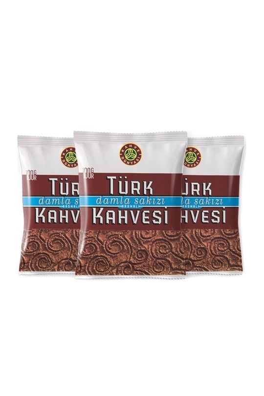 Damla Sakızlı Türk Kahvesi 100 gr 3lü Paket