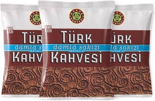 Damla Sakızlı Türk Kahvesi 100 gr 3lü Paket