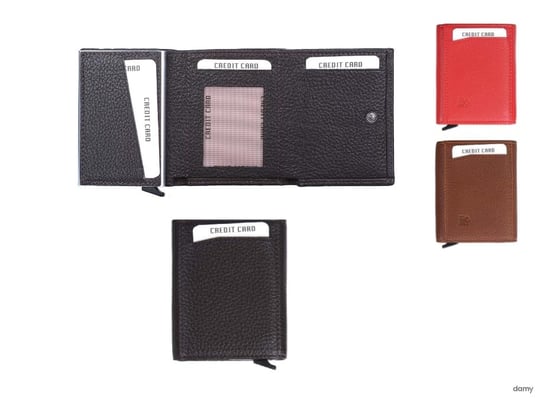 Damy Deri Cüzdan, Kadın Küçük RFID Kartlık, Fermuarlı, Erkek Mekanizmalı İnce, Mıknatıslı, Spor, Kartvizitlik, Mini Kredi Kartlık 626 (Lacivert)
