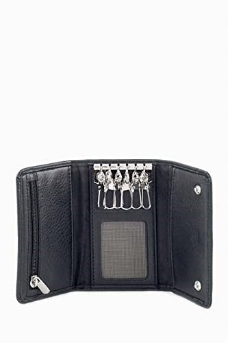 Damy Hakiki Deri Anahtarlık, Araba Anahtarlığı 703 - Siyah
