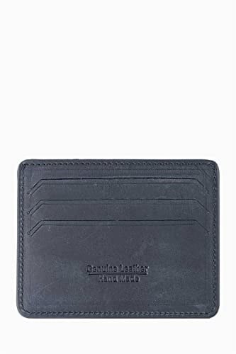Damy Hakiki Deri Unisex Kartlık 530CR - Siyah