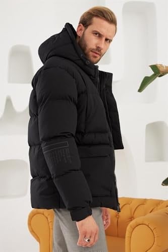 Danger Erkek Su Ve Rüzgar Geçirmez Spor Şişme Mont 779DNGR