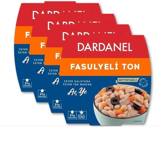 Dardanel Aç Ye Fasulyeli Ton Balığı 160 gr x 4 Adet