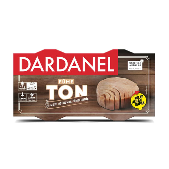 DARDANEL Ayçiçek Yağlı Füme Ton Balığı 2x140 gr