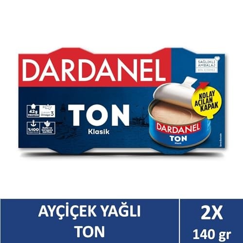 Dardanel Ayçiçek Yağlı Ton Balığı 2x140 gr