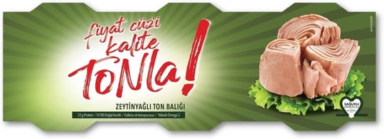 DARDANEL Kalite Tonla Zeytin Yağlı Ton Balığı 3x75 gr