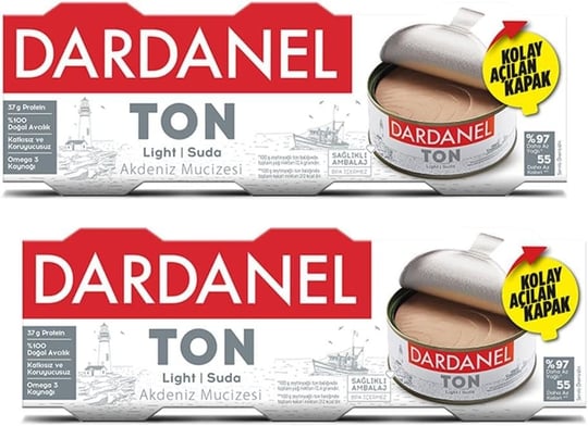 Dardanel Light Ton Balığı 3x75 gr x 2 Adet