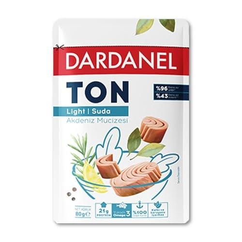 Dardanel Light Ton Balığı Poşet 80 gr