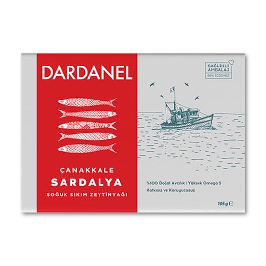 Dardanel Zeytinyağlı Çanakkale Sardalya 105 gr
