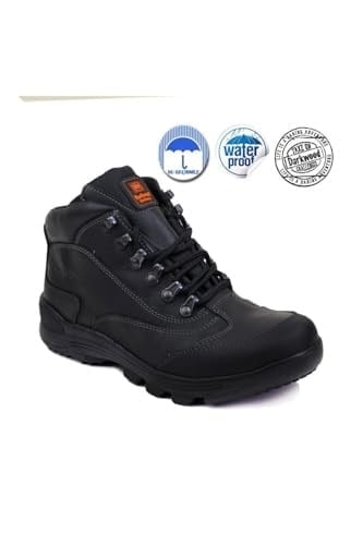 Darkwood 3263 Siyahi Trekking & Outdoor Hakiki Deri Su Geçirmez Waterproof Bot, DARKWOOD 3263 Siyahİ Trekking & Outdoor