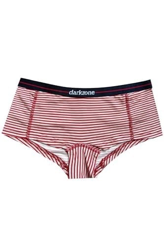 Darkzone Kadın Çizgi Desenli Pamuk Boyshort Boxer-1