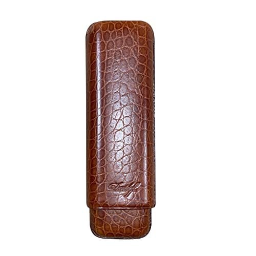 Davidoff Croco Deri Puro Kılıfı Churchill Taba 2li (46Ring)