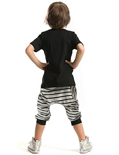 DD Hiphop Erkek Çocuk T-shirt Kapri Şort Takım