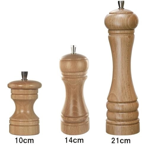 De Buyer Marlux P247.210101 Karabiber Değirmeni Ahşap Doğal 5,5 X 5,5 X 21 Cm