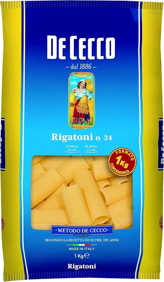 De Cecco Rigatoni No: 24 1 Kg