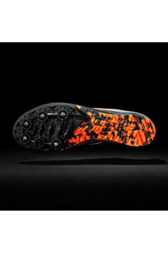 Decathlon Kiprun Unisex Cross Atletizm Koşu Ayakkabısı, Granit Grisi/Siyah/Neon Kan Portakalı, 46 Beden