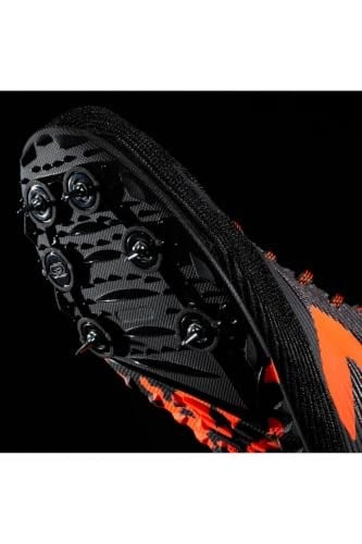 Decathlon Kiprun Unisex Cross Atletizm Koşu Ayakkabısı, Granit Grisi/Siyah/Neon Kan Portakalı, 40 Beden