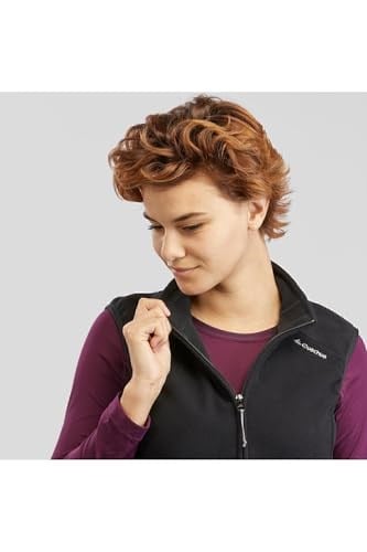 Decathlon Quechua Kadın Polar Outdoor Yelek - Siyah - Mh120