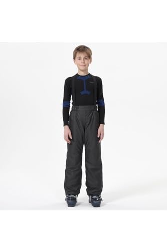Decathlon Wedze Çocuk Kayak Pantolonu, Karbon Gri, 10 Yaş