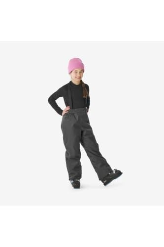 Decathlon Wedze Çocuk Kayak Pantolonu, 12-13 Yaş, Karbon Gri