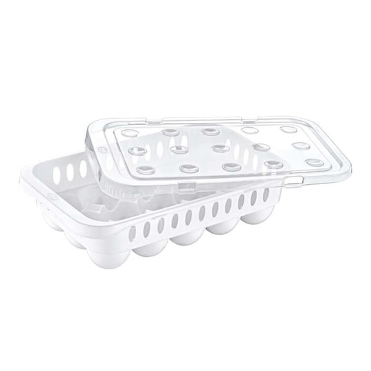Deconox 15li Kapaklı Yumurta Saklama Kabı, Akrilik Plastik 15li Yumurta Saklama Kabı, Yumurtalık 680