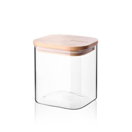 Deconox 450ml Sızdırmaz Vakumlu Bambu Kapaklı Borosilikat Cam Kavanoz – Hava Geçirmez & Dayanıklı Gıda Saklama Kabı (10cm x 10cm)